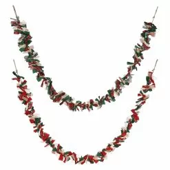 Flash Sale 🤩 Assorted 6ft. Fabric Tie Garland by Ashland® 👍