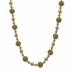 Outlet 🌟 6ft. Gold Glitter Ball Garland by Ashland® 😉