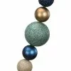 Outlet 🎉 6ft. Blue & Gold Ball Ornament Garland by Ashland® 🎁 -Ashland Online Store 10675956 1