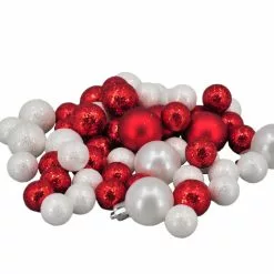 Wholesale ⌛ Glittery Red & White Decorative Ball Filler by Ashland® ⭐