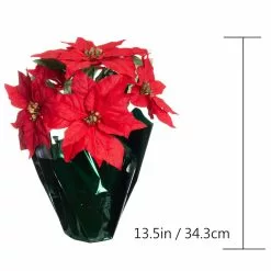 Top 10 👍 Red Potted Poinsettia with Green Foil by Ashland® ✔️ -Ashland Online Store 10676022 3