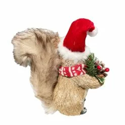 Flash Sale ✔️ 7.5" Squirrel with Red & White Hat & Scarf Natural Décor Accent by Ashland® 😉 -Ashland Online Store 10676177 2