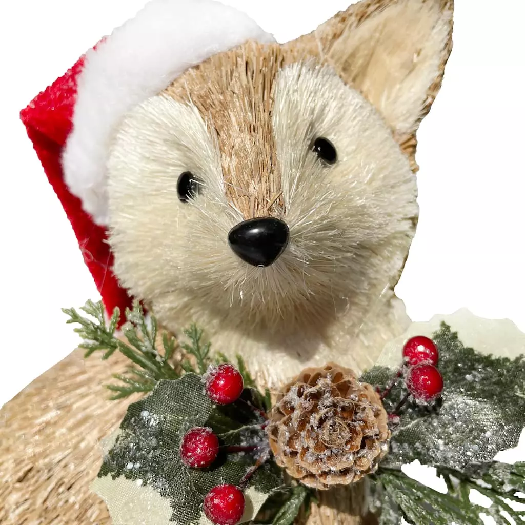 Discount ๐คฉ 9" Fox with Santa Hat Natural Décor Accent by Ashland® ๐ 5 Discount ๐คฉ 9" Fox with Santa Hat Natural Décor Accent by Ashland® ๐ - Image 3