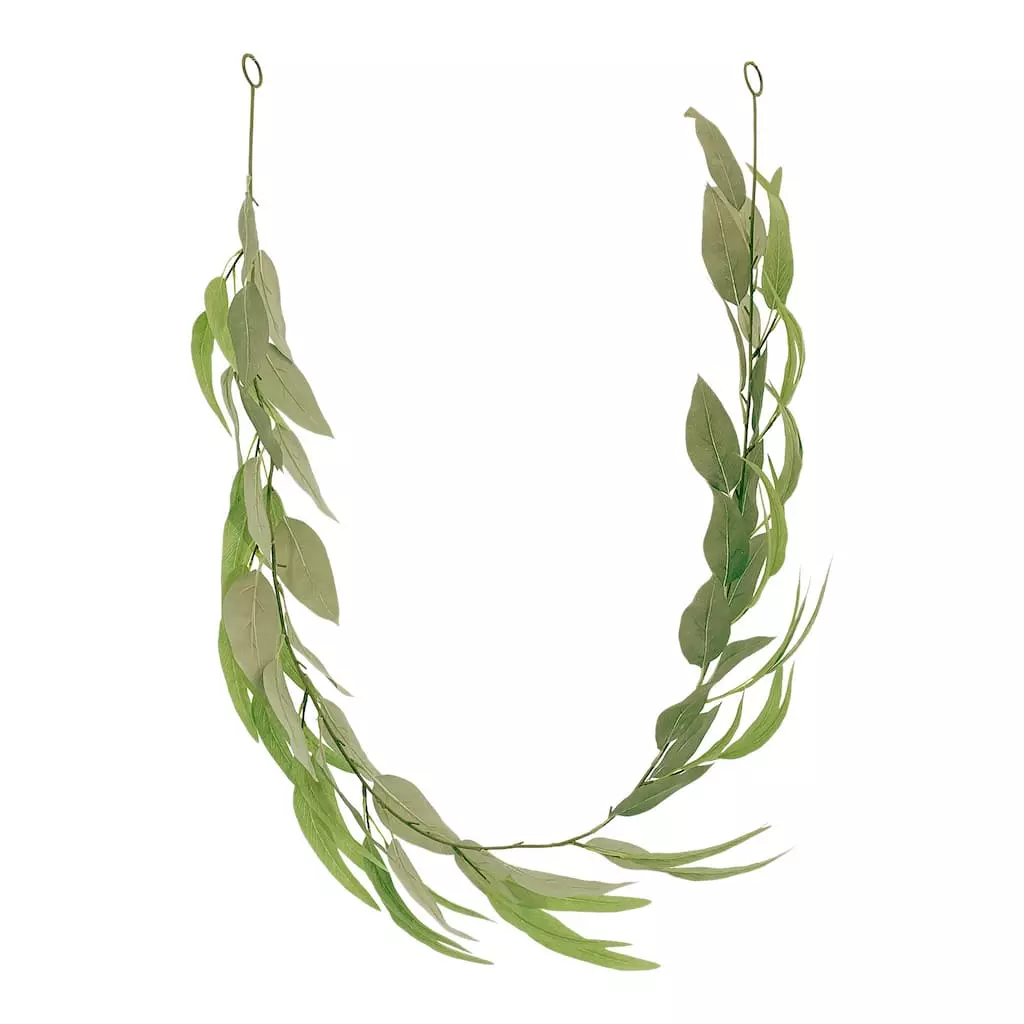 Buy ๐ 6ft. Willow Eucalyptus Garland by Ashland® โจ 4 Buy ๐ 6ft. Willow Eucalyptus Garland by Ashland® โจ - Image 2