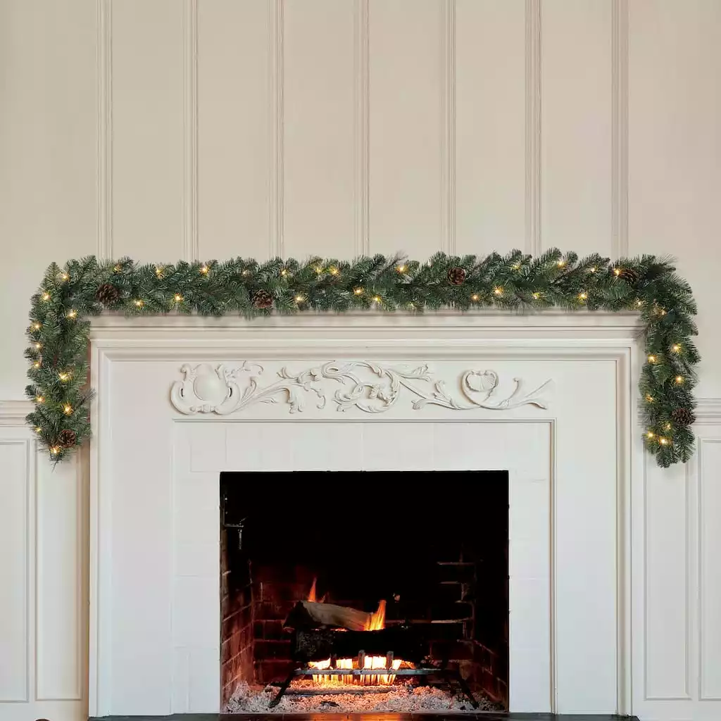 Best deal ๐ 9ft. Pre-Lit Mixed Pine & Pinecone Garland by Ashland® โญ 5 Best deal ๐ 9ft. Pre-Lit Mixed Pine & Pinecone Garland by Ashland® โญ - Image 3