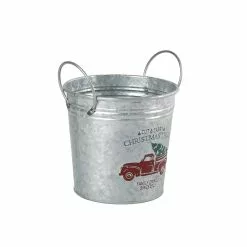 New 😉 7.6" Holiday Truck Metal Bucket with Handles by Ashland® 😍 -Ashland Online Store 10676688 3