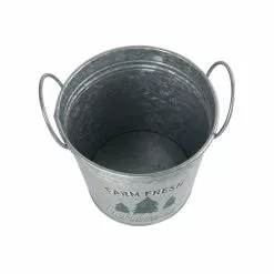 Brand new 👏 7.6" Farm Fresh Christmas Trees Metal Bucket with Handles by Ashland® 👍 -Ashland Online Store 10676691 4
