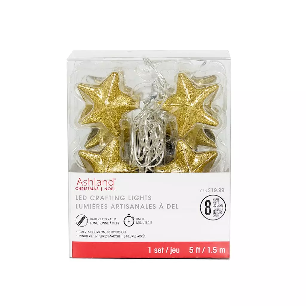 Cheap ๐ Assorted 8ct. Glitter Star LED Crafting Lights by Ashland® โ๏ธ 7 Cheap ๐ Assorted 8ct. Glitter Star LED Crafting Lights by Ashland® โ๏ธ - Image 5