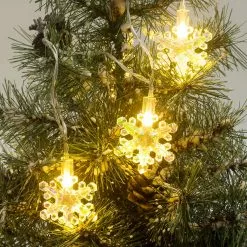 Best Pirce 🔔 Assorted 8ct. Warm White Snowflake LED Crafting Lights by Ashland® 😀 -Ashland Online Store 10676916 5