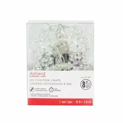 Best Pirce 🔔 Assorted 8ct. Warm White Snowflake LED Crafting Lights by Ashland® 😀 -Ashland Online Store 10676916 6