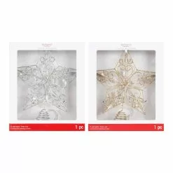 Cheap ๐ฏ Assorted 12" Lighted Glitter Star Tree Topper by Ashland® โญ