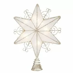 Brand new ๐ 9" Glitter Lighted Hexagram Star Tree Topper by Ashland® ๐ฅฐ