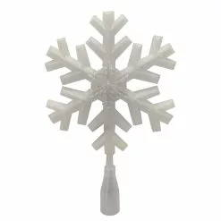 Outlet ✔️ 12" White Lighted Snowflake Tree Topper by Ashland® 🌟