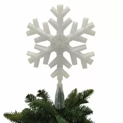 Outlet ✔️ 12" White Lighted Snowflake Tree Topper by Ashland® 🌟 -Ashland Online Store 10677119 3