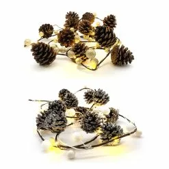 Best Pirce ✔️ Assorted 6ft. Pinecone & Berry LED Christmas Crafting Lights by Ashland® 🥰