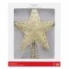 Promo ⌛ 12.5" Gold Glitter Star Lighted Kaleidoscope Tree Topper by Ashland® ✔️ -Ashland Online Store 10677703 1
