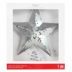 Flash Sale ๐ 12" LED Snowflake Star Tree Topper by Ashland® โ๏ธ