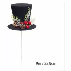 New 🎁 Black Hat Pick with Pinecone & Berries by Ashland® 🛒 -Ashland Online Store 10677755 3