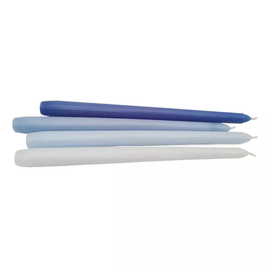 Cheapest ✨ 12 Packs: 4 ct. (48 total) 10" Mixed Blue Taper Candles by Ashland® 🔥 5 Cheapest ✨ 12 Packs: 4 ct. (48 total) 10" Mixed Blue Taper Candles by Ashland® 🔥 - Image 3