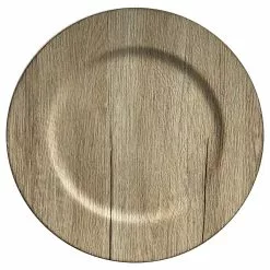 Cheapest 🛒 13" Gray Woodgrain Charger by Ashland® ❤️