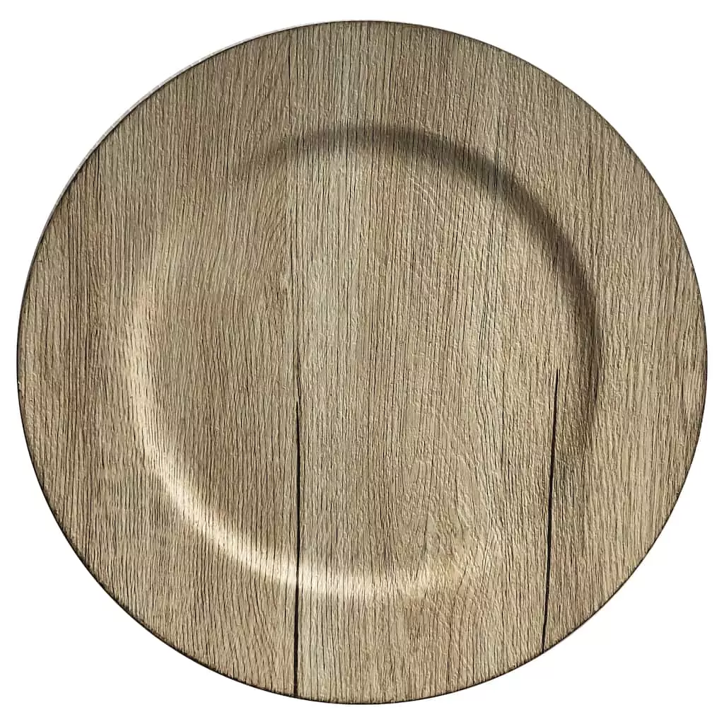 Cheapest ๐ 13" Gray Woodgrain Charger by Ashland® โค๏ธ 3 Cheapest ๐ 13" Gray Woodgrain Charger by Ashland® โค๏ธ