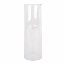Coupon ⌛ 10" Clear Glass Dual Cylinder Candle Holder by Ashland® 💯