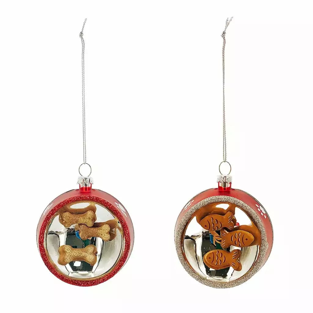 Discount ๐ Assorted Glass Pet Food Bowl Ornament by Ashland® โ๏ธ 3 Discount ๐ Assorted Glass Pet Food Bowl Ornament by Ashland® โ๏ธ