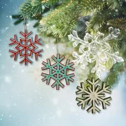 Outlet ⭐ Assorted Wood Snowflake Ornament by Ashland® 🔔 -Ashland Online Store 10697717 2