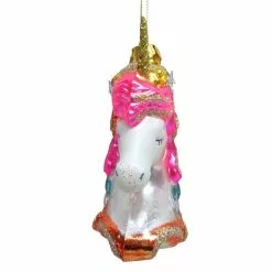 New 💯 Glass Unicorn Head Ornament by Ashland® 😉 -Ashland Online Store 10697767 3