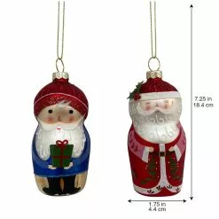 Best reviews of ❤️ Assorted Glass Nesting Doll Character Ornament by Ashland® 🔥 -Ashland Online Store 10697795 3
