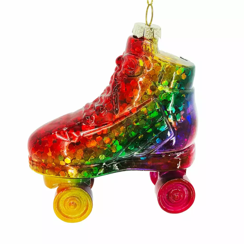 Budget ๐ฅ 3.8'' Rainbow Skate Glass Christmas Ornament by Ashland® ๐ฏ 4 Budget ๐ฅ 3.8'' Rainbow Skate Glass Christmas Ornament by Ashland® ๐ฏ - Image 2