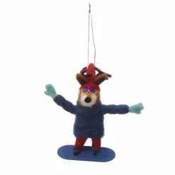 Best deal ⌛ Assorted 5.5" Wool Woodland Critter Ornament by Ashland® 😉 -Ashland Online Store 10697820 6