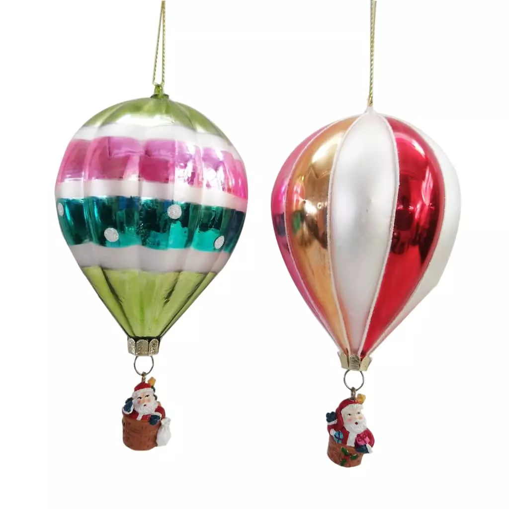Deals โจ 6" Assorted Glass Hot Air Balloon Ornament by Ashland® ๐ Christmas ๐ 3 Deals โจ 6" Assorted Glass Hot Air Balloon Ornament by Ashland® ๐ Christmas ๐