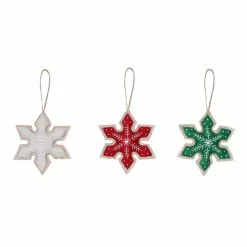Wholesale 🎉 Assorted Fabric Snowflake Ornament by Ashland® 🔥