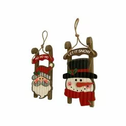 Hot Sale 🧨 Assorted 3.75'' Santa/Snowman 🎁 Christmas Ornament by Ashland® ❤️ -Ashland Online Store 10697837 2