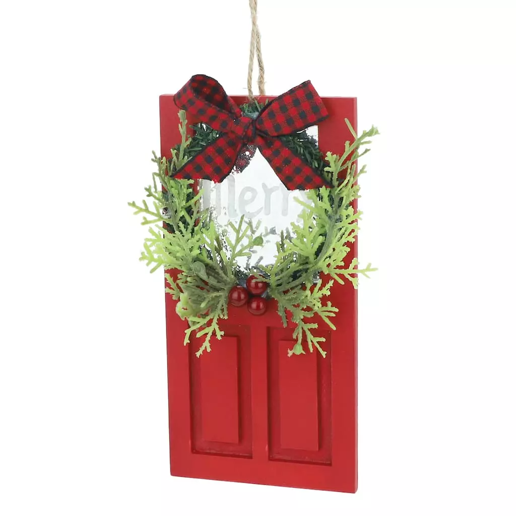 Discount โค๏ธ Wooden Red Door Ornament by Ashland® ๐ Christmas โจ 4 Discount โค๏ธ Wooden Red Door Ornament by Ashland® ๐ Christmas โจ - Image 2