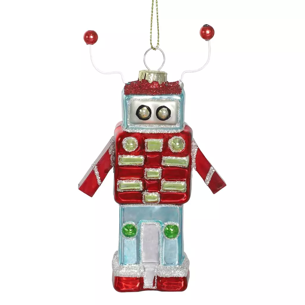 Promo ๐ Assorted Glass Robot Ornament by Ashland® Christmas ๐ฅ 4 Promo ๐ Assorted Glass Robot Ornament by Ashland® Christmas ๐ฅ - Image 2