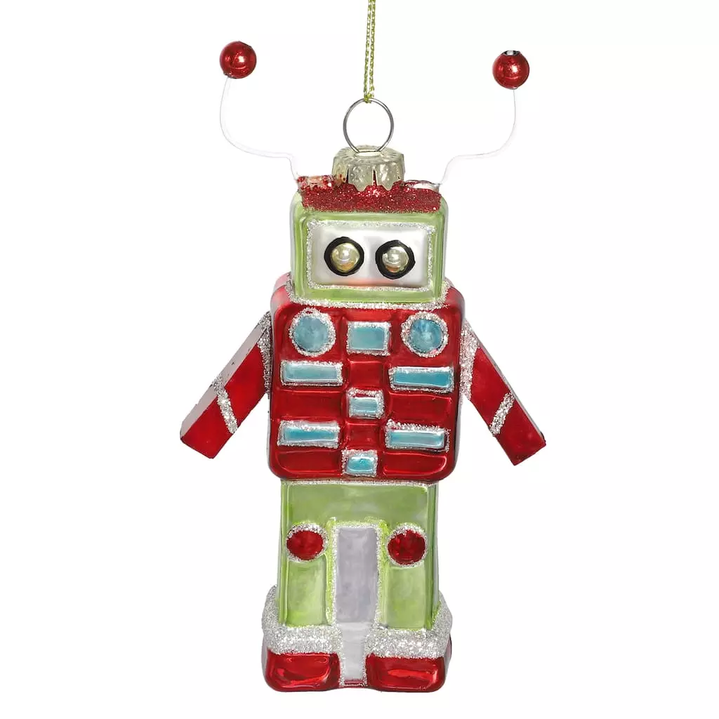 Promo ๐ Assorted Glass Robot Ornament by Ashland® Christmas ๐ฅ 6 Promo ๐ Assorted Glass Robot Ornament by Ashland® Christmas ๐ฅ - Image 4