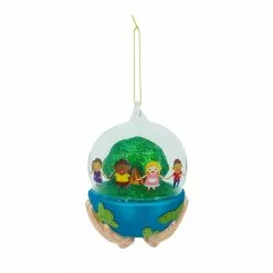 Deals ✔️ Glass Earth Held in Hands Ornament by Ashland® ✨ -Ashland Online Store 10697971 3