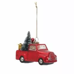Cheap 👍 Red Glass Truck Ornament by Ashland® ⭐ -Ashland Online Store 10697983 3