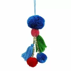 Outlet 🎉 Assorted Fabric Pom-Pom Ornament by Ashland® ✨ -Ashland Online Store 10698104 4