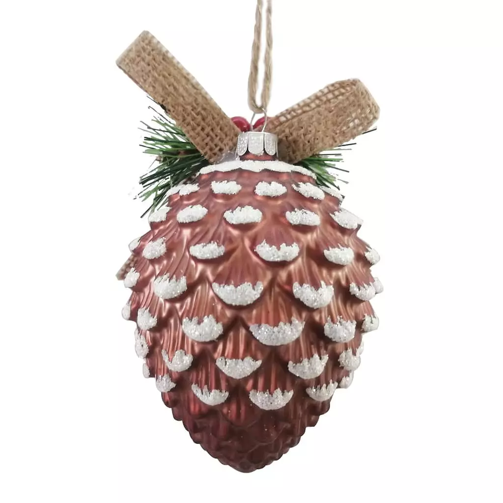 Cheap ⌛ 4.5" Glass Pinecone Ornament by Ashland® ❄ Christmas ✨ 5 Cheap ⌛ 4.5" Glass Pinecone Ornament by Ashland® ❄ Christmas ✨ - Image 3