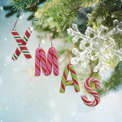 Cheapest ⌛ Assorted Monogram Candy Cane Ornament by Ashland® 🥰 -Ashland Online Store 10698211 2