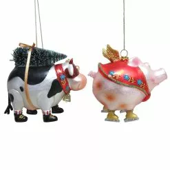 Buy 🧨 Assorted Glass Christmas Farm Animal Ornament by Ashland® 🛒 -Ashland Online Store 10698355 2