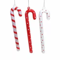 Deals ⭐ Assorted ✔️ Candy Cane Glass Ornament by Ashland® 🎁 -Ashland Online Store 10698373 2
