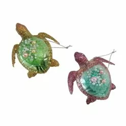 Deals ✔️ Assorted Glass Sea Turtle Ornament by Ashland® 👍