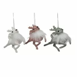 New ๐ Assorted Deer with Faux Fur Ornament by Ashland® โญ