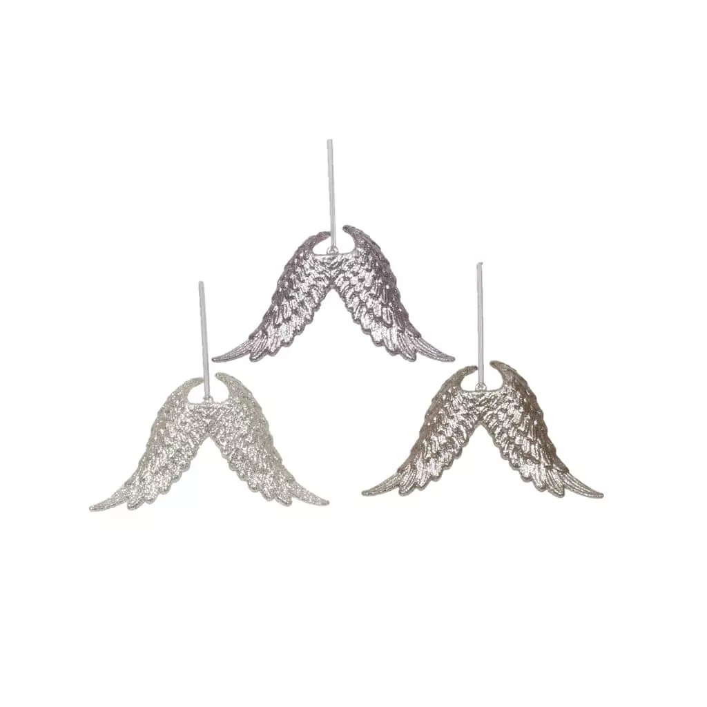 Best Sale ๐ Assorted Glittery Wing Ornament by Ashland® ๐ 3 Best Sale ๐ Assorted Glittery Wing Ornament by Ashland® ๐