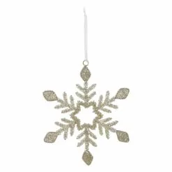 Outlet 🧨 Assorted 5.5'' Beaded Snowflake Christmas Ornament by Ashland® ✔️ -Ashland Online Store 10698500 2
