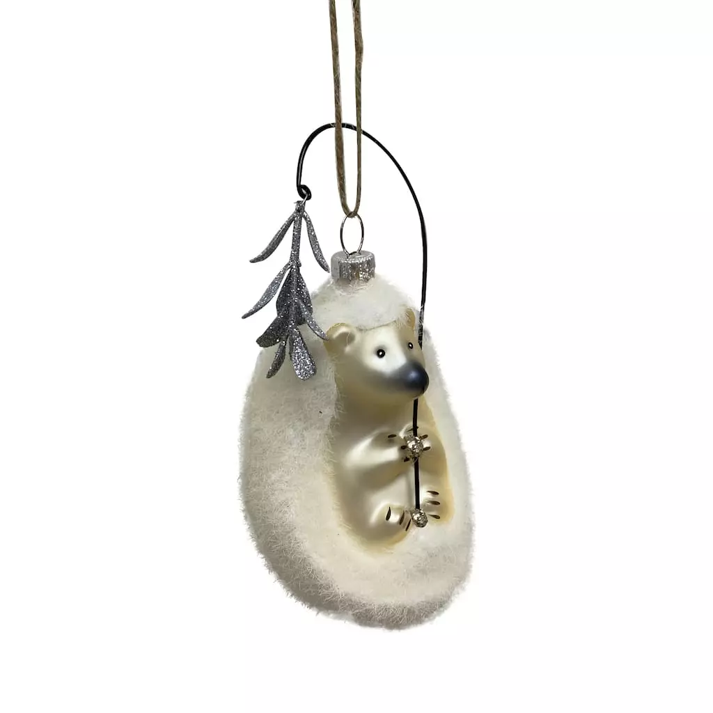 Hot Sale โจ White Glass Hedgehog Ornament by Ashland® ๐ 6 Hot Sale โจ White Glass Hedgehog Ornament by Ashland® ๐ - Image 4